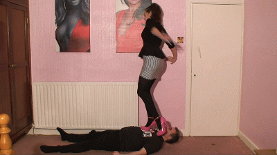 Sophie's Cruel Pink Platform Heels