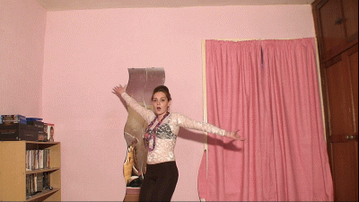 Sophie's Trampling In High Heels & Face Standing Barefoot