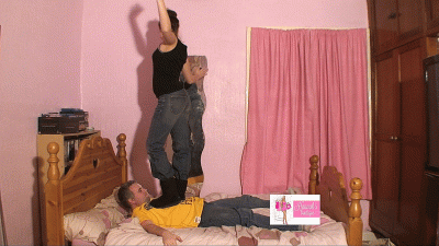 Sophie Ugg Boots Jumping Trampling & Stomping