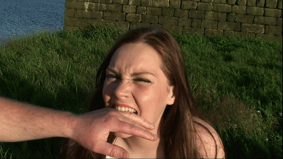Sophie's Arm & Finger Chewing Filmed In A Field