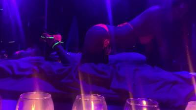 Sexy Black Light Tease And Toy Play!