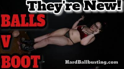 Ball Busting Boots Ball Stomping Board: Stepping Up The Pain Mistress Loow