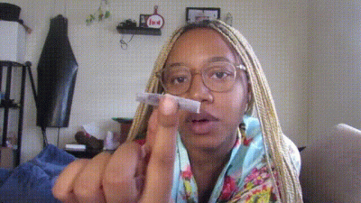 Silk Robe Smoking (Topless) Goddess Ashes In Your Mouth