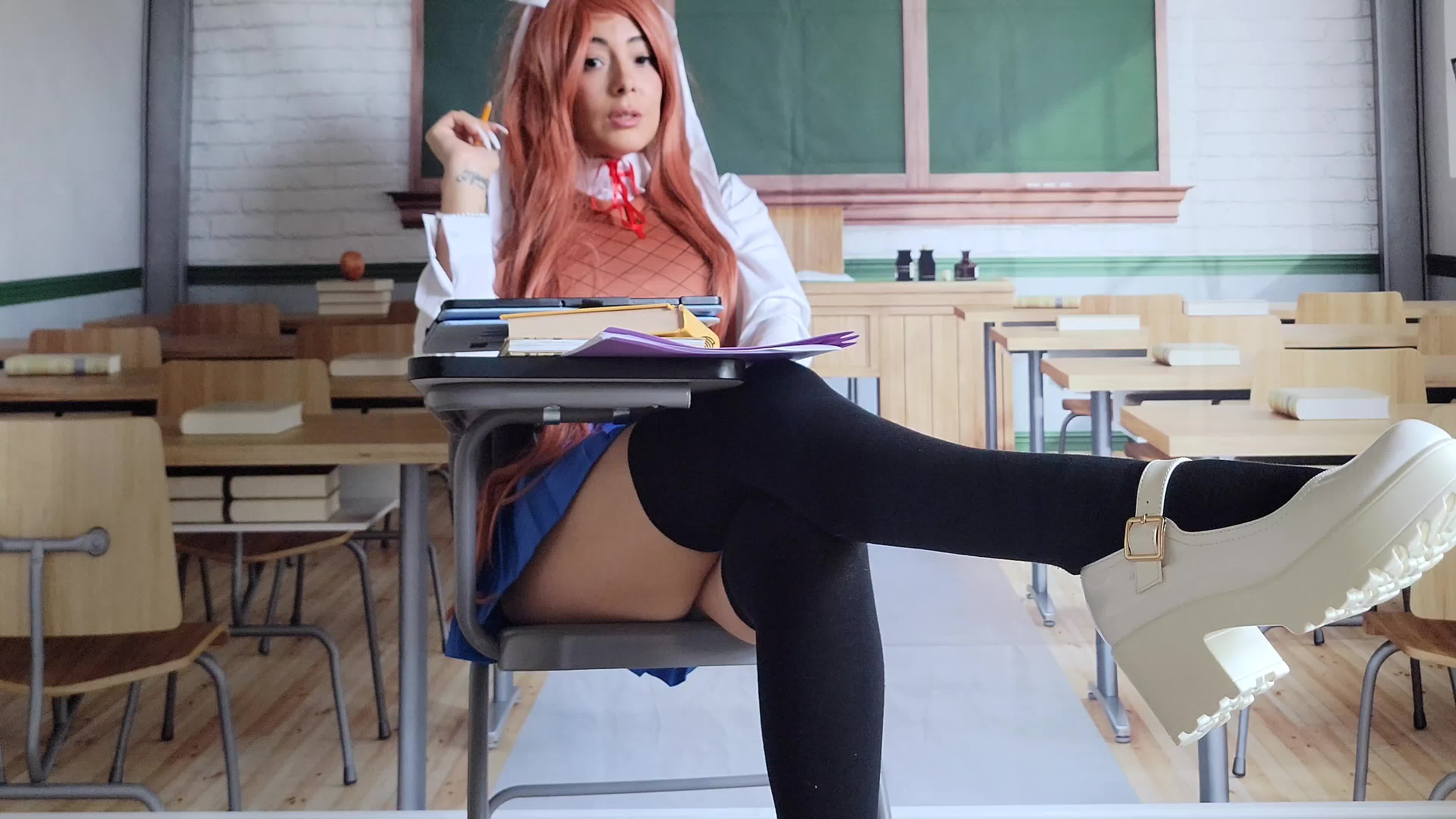 The Only Real Thing- Monika Obsessive Foot Worship Roleplay