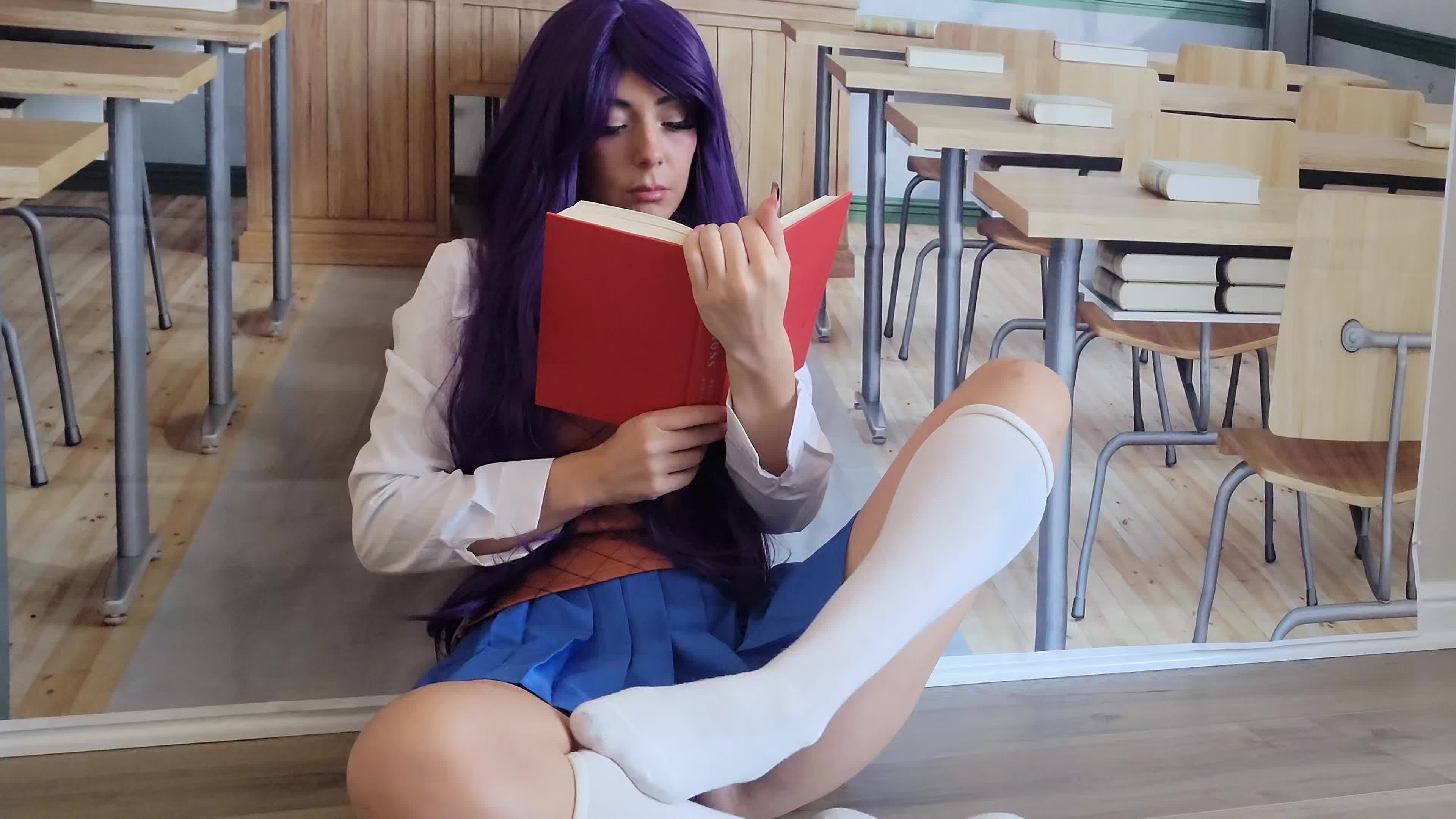 Yuri's Shy Foot Tease & Soft JOI