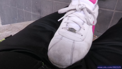 Ball Stomping And Cock Smash With Shoes And Barefeet At The Park