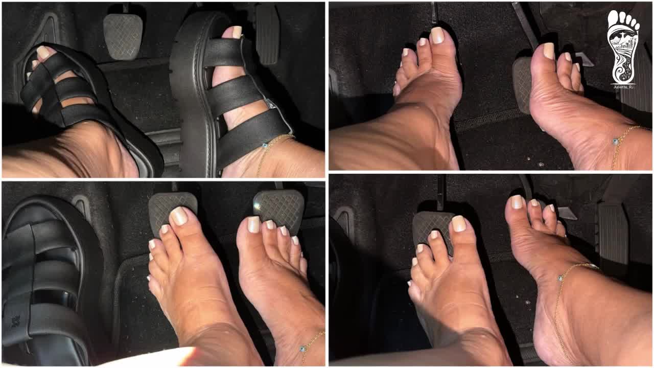 Juliette_Rj New Melissa Flatform And Barefoot Pedal Pumping With Cum Countdown For Mobile Devices- Pedal Pumping- BBW Legs- Revvig- Foot Fetish- Arched Feet- Driving- Brazilian MILF- Melissa- Hard Dick- Edging- Cum Countdown- Barefoot