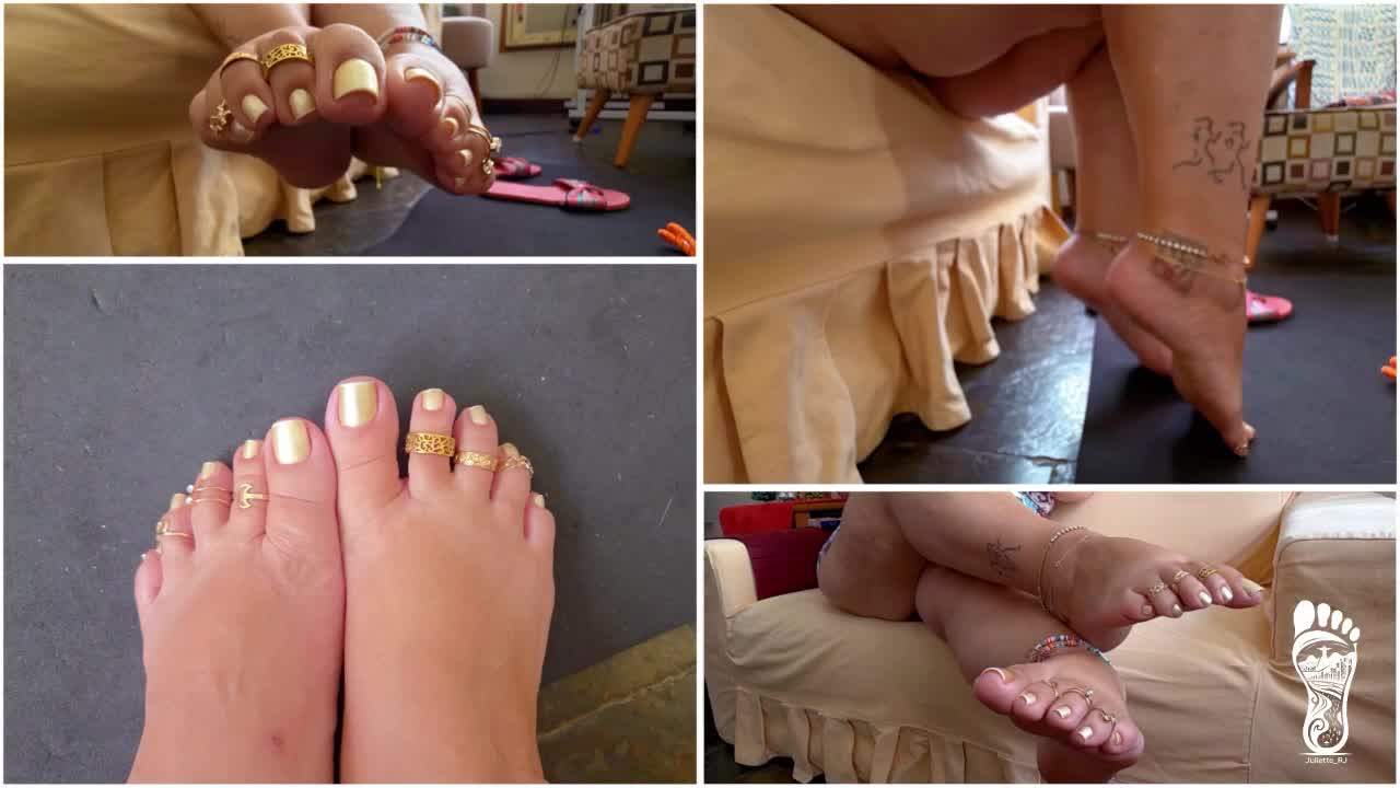 Juliette-Rj Fully Dedicated To A Gooning Experience- For Mobile Devices Users- Gooning- Foot Fetish- Solo Female- Toe Rings- Anklets- Big Tits- Fat Ass- Fat Pussy