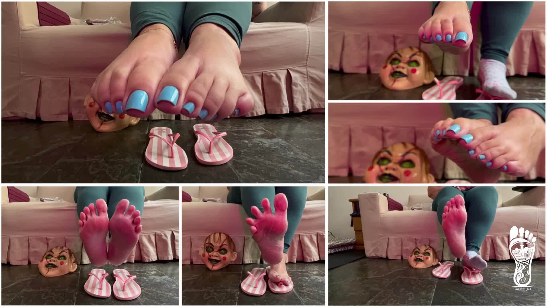 Juliette_Rj Flip Flop Dangling Including Cum Countdown- JOI- Solo Female- Foot Fetish- Cum Countdown- Thick Legs- Big Ass- Brazilian Queen- BBW MILF- Feet JOI- Dangling