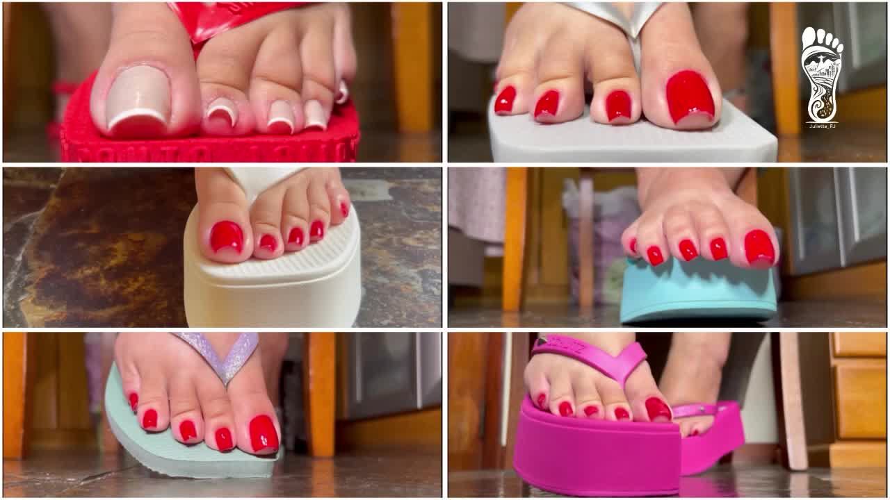 Juliette-Rj Your Brazilian Favorite Feet Queen On Extream Foot Fetish Close Up- For Mobile Devices Users- Foot Fetish- Solo Female- Feet Pointing- Flip Flops- BBW Feet- Brazilian Goddess- Floor POV- Gooning- Wiggiling Toes- Toe Pointing