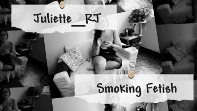 Juliette_Rj Smoking Fetish Clip For Mobile Devices Users Smoking BBW Body Cigarette Smoking