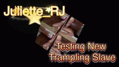 Juliette_Rj Choosing A Trampling Slave Feet Humiliation Barefoot Trampling Hard Trampling Foot Fetish BBW Goddess Jumping And Stomping Hard Trampling Testing Slave Hard Dick