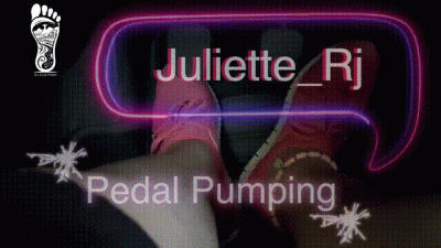 Juliette_Rj Pedal Pumping JOI Sneakers And Barefoot - Pedal Pumping JOI Sneakers Pedal BBW Legs Dirty Language Revvig Cum Countdown Pump Hard Pedal JOI Dark Shade Polish