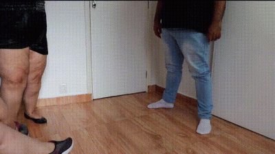 Juliette_Rj And Dolce Amarran In Double Ballbusting Session For Mobile Devices Users BBW Mature Ballbusting Cbt Ball Stomping Foot Domination Femdom Crush Balls Crush Cock Ball Kicks