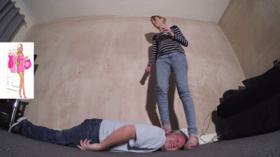 Chelsea's Jelly Shoes Head Trample Floor Cam