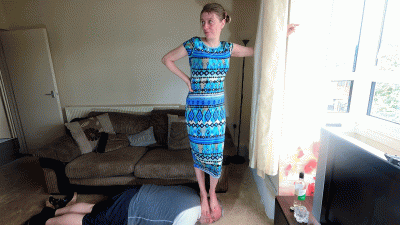 Standing On His Head In Hard Wedge Shoes