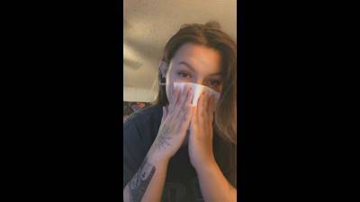 Pretty Girl Blowing Nose Very Loudly!!