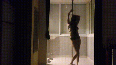 Sexy Stripper Black Dress