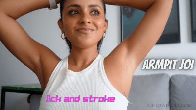 Armpit And Foot Tease:\Goddess Enola