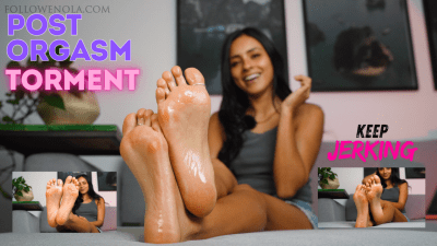 Post-Cum Punishment: Foot Fetish Training Gone Wild