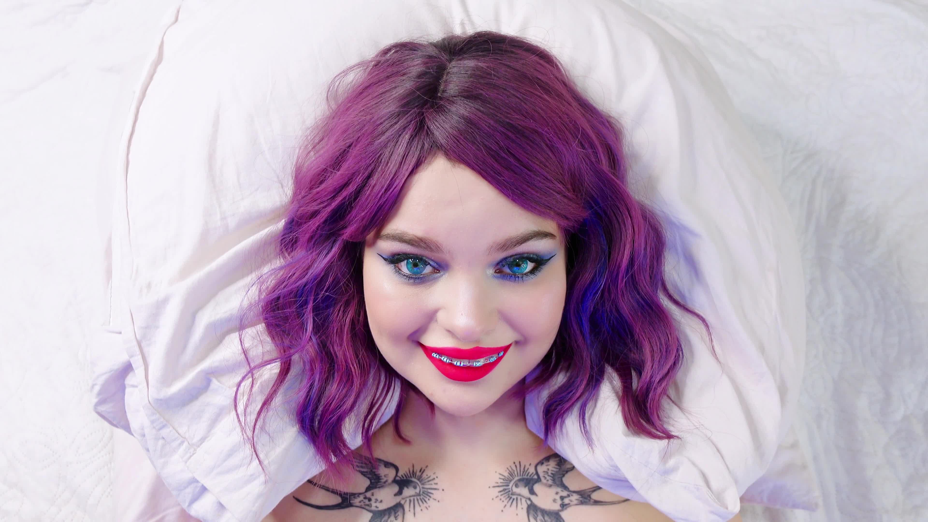 4K Face Fetish | Blue Eyed Princess Alex
