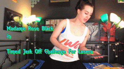 Timed Jerk Off Challenge For Losers