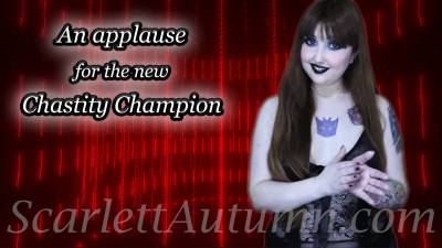 You Are The New Imposed Chastity Champion