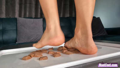 Crushing Chocolate Barefoot