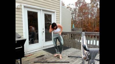 Prank Turns Into MILF Wetting Her Pants