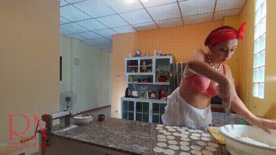 Nudist Housekeeper Regina Noir Cooking At The Kitchen. Naked Maid Makes Dumplings. Naked Cooks. Spy Camera. Scene 1