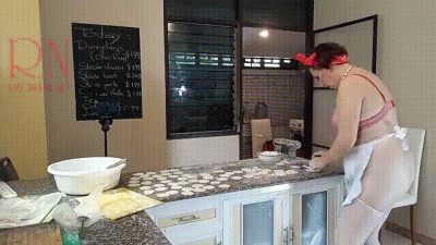Nudist Housekeeper Regina Noir Cooking At The Kitchen. Naked Maid Makes Dumplings. Naked Cooks. Cam 2