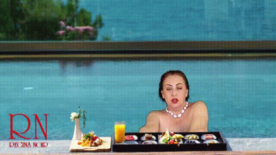 Regina Noir. Tits Teasing At Swimming Pool. Nudist Hotel. Nudism Outdoors. 9