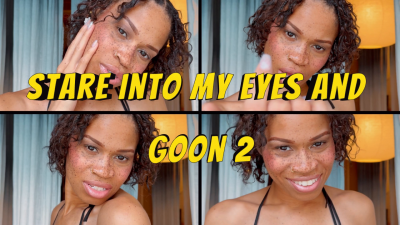 Stare Into My Eyes & Goon- Ebony Femdom Goddess Rosie Reed Mind Fuck Eye Fetish Gooner Zone Mind Fuck