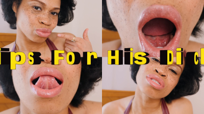 Lips For His Dick: Ebony Femdom Goddess Rosie Reed Chastity Cuckold Lipstick Fetish Tease And Denial