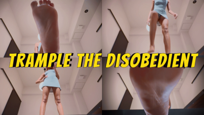 Trample The Disobedient- Ebony Goddess Rosie Reed Foot Fetish Giantess POV Domination