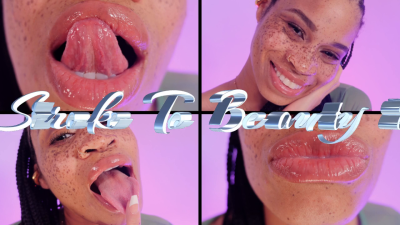 Stroke To Beauty 8- Ebony Femdom Goddess Rosie Reed Freckles Face Fetish Worship Mesmerize For Gooners
