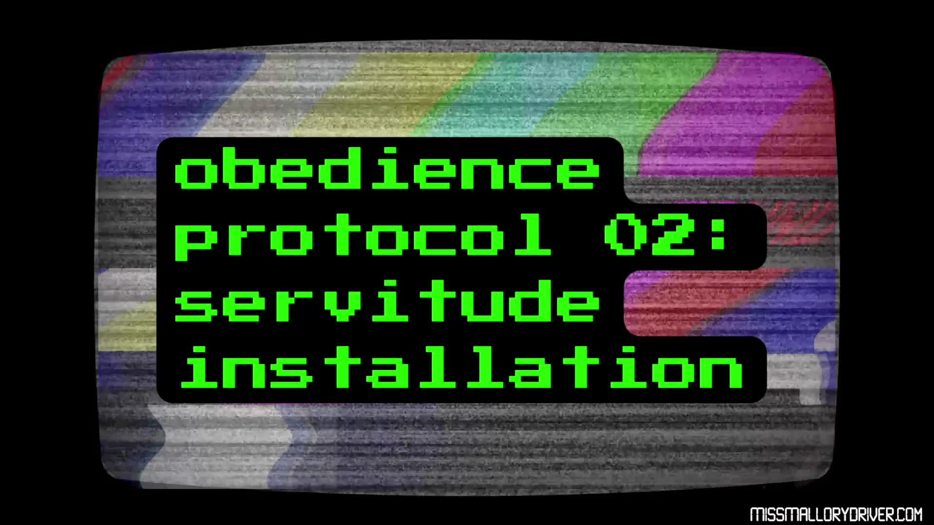 Obedience Protocol 02: Servitude Installation