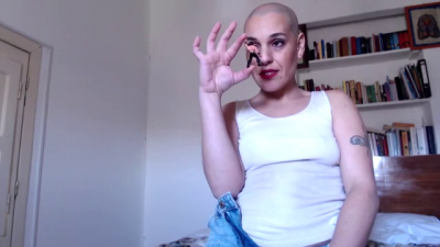Shrinker Misbehaves Inside Her Pocket & Gets Gulped Down
