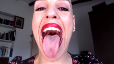 Veiny Tongue And Inner Lips