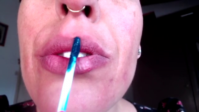 Lipstick Put On And Take Off Repeat