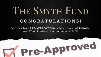 Pre-Approved Debt Contract $500 Over 12 Weeks. 50% Interest