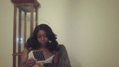 Ebony Goddess Ignores You While Shuffling Tarot
