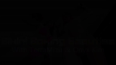 Bikini Boxing Beauties Terramizu And Onyx Kim