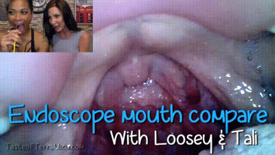 Endoscope Mouth Tour Loosey Lu & Tali Savage