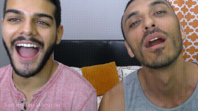 Tongue & Drooling Sebastian Cums & Castro Covington