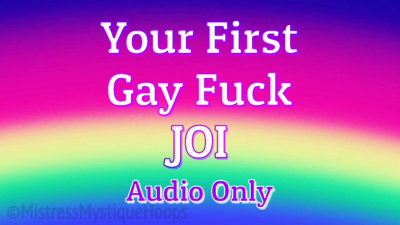 Your First Gay Fuck JOI Audio Only- Encouraged Bi Gay Jerk Off Instruction