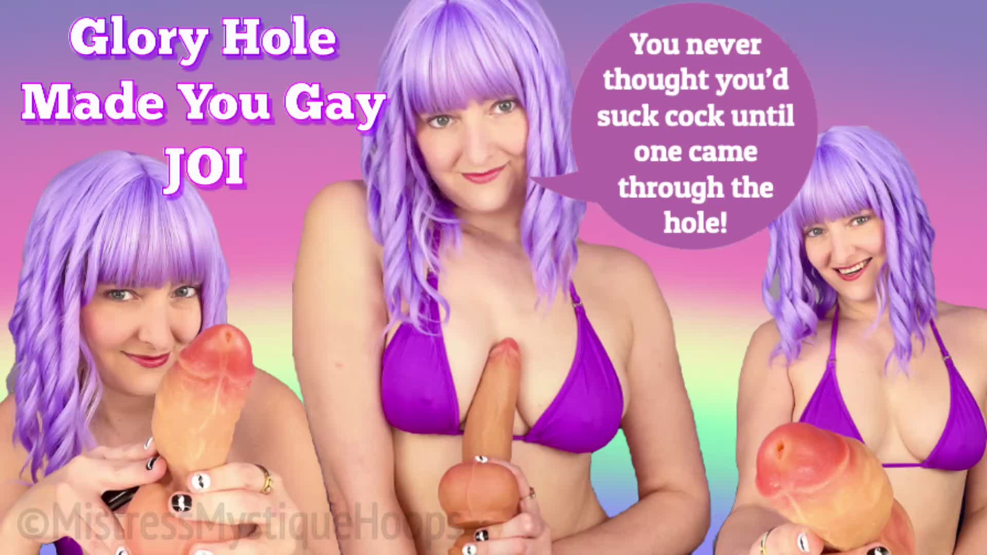 Glory Hole Made You Gay JOI- Encouraged Bi Gay Jerk Off Instruction