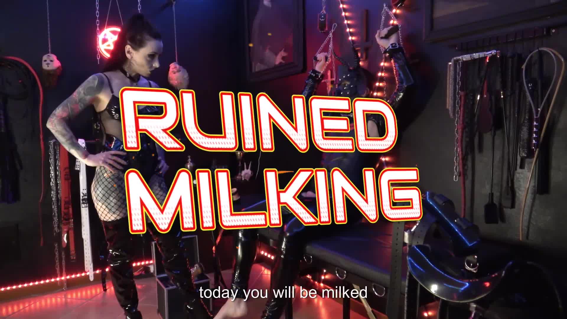 Mistress Nyx Ruined Milking (Eng Sub)