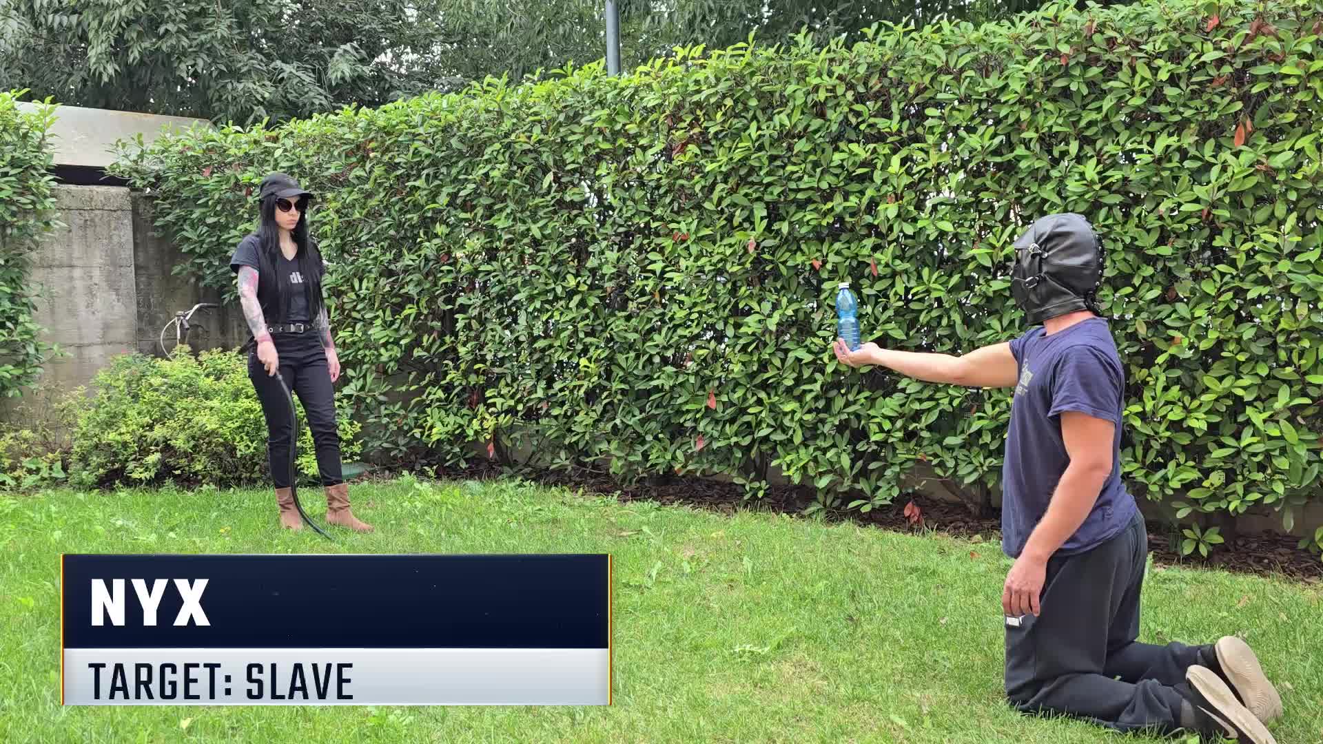 Mistress Nyx- Bullwhip Target Slave