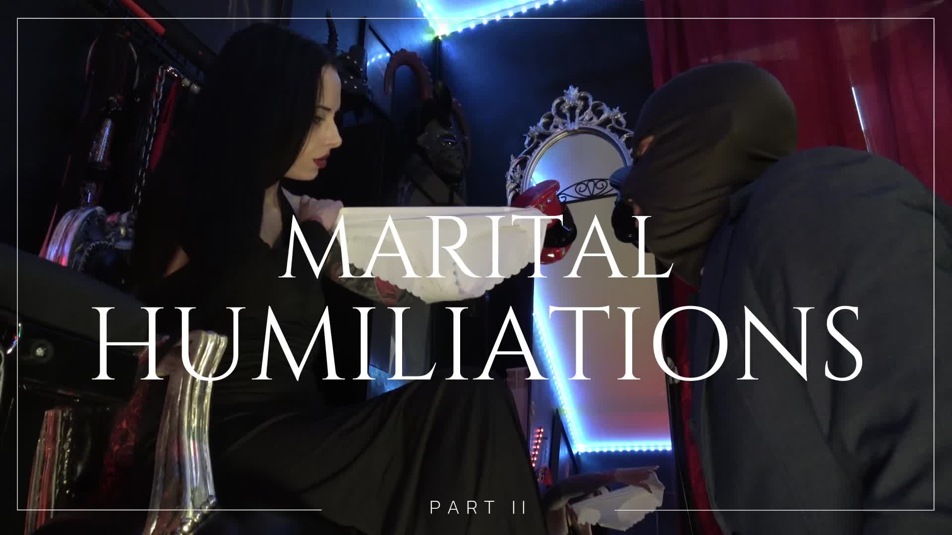 Mistress Nyx- Marital Humiliations- Part II (Eng Sub)